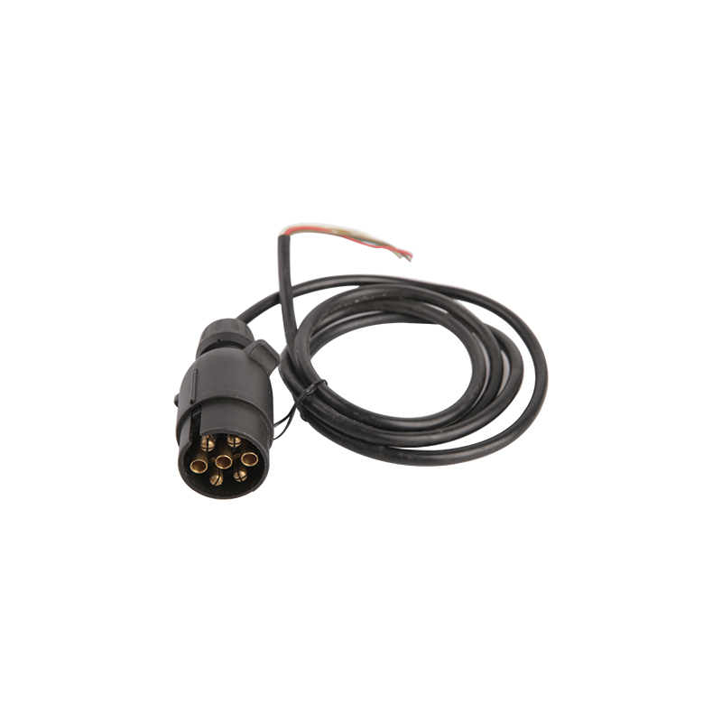 Rechte PVC-kabel met kunststof stekker JH017-B