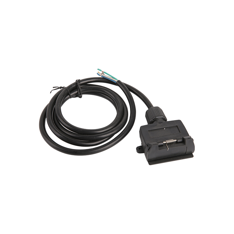 7-polige PVC rechte spiraalstekker JH033