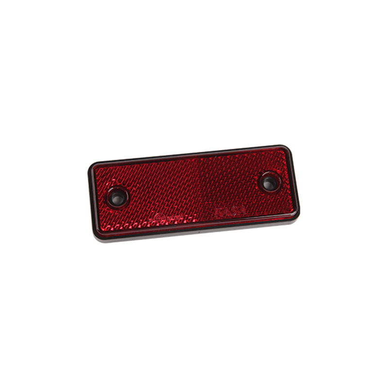 Rode rechthoekige reflector met E-keurmerk JH202-C