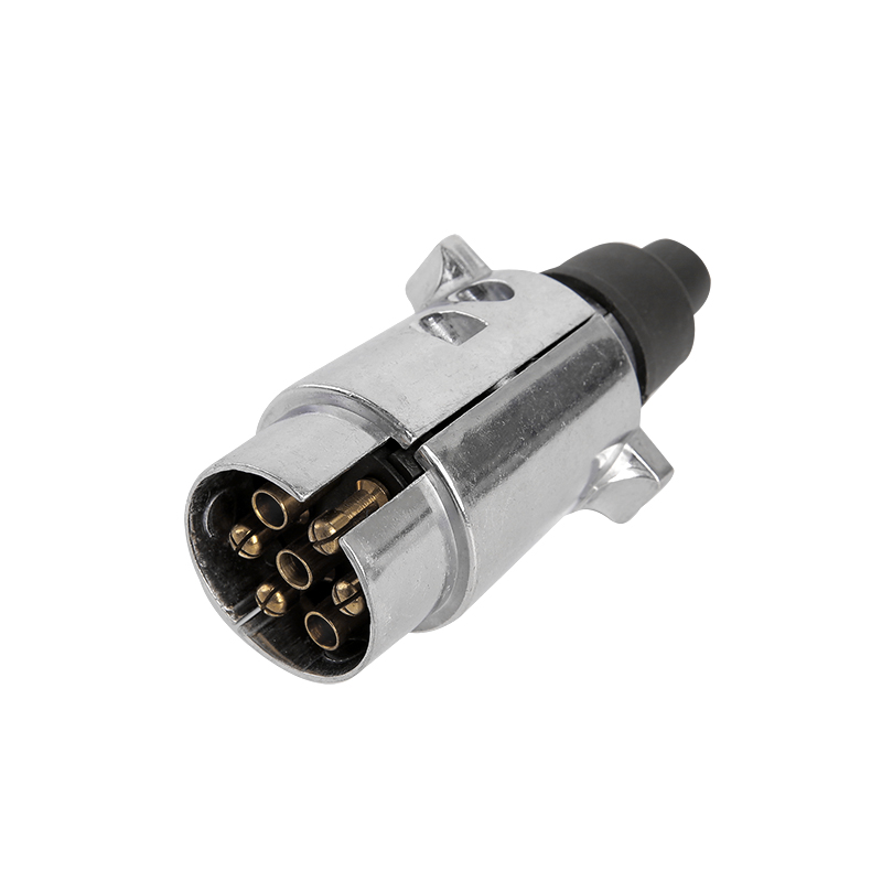 7-polige grote ronde stekker aluminium stijl JH015-A