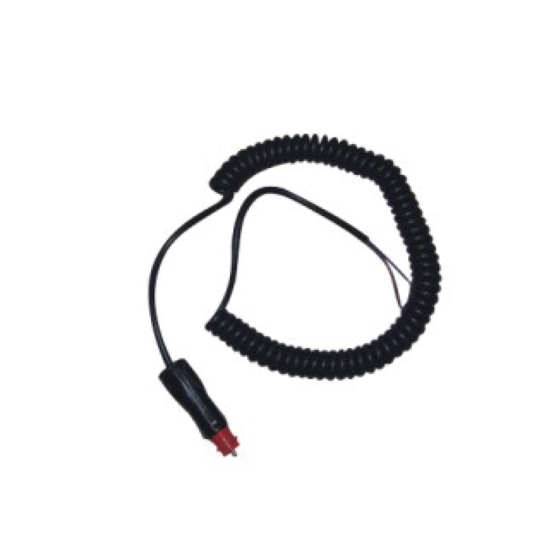 PU-spiraalkabel met sigarenaansteker, kabellengte 1m,2m,3m.....JH017-A