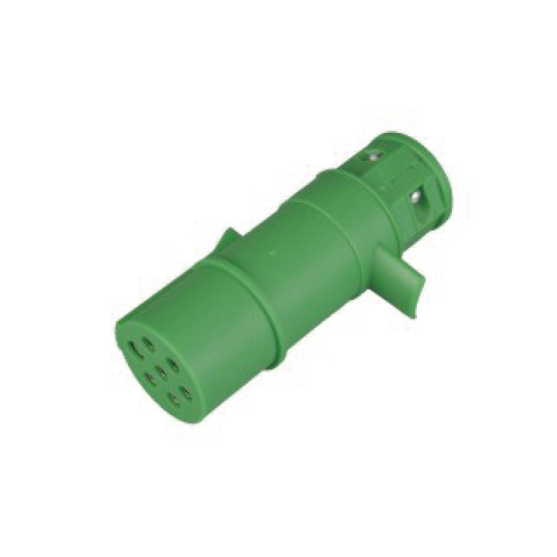 24V 7-pins kunststof stekker (groen) JH080-B