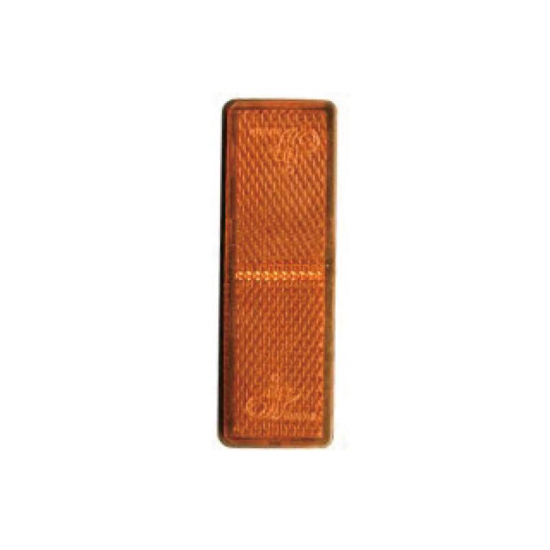 Rechthoekige reflector met ADR- en E-markeringscertificaat wit/amber/rood JH109-C