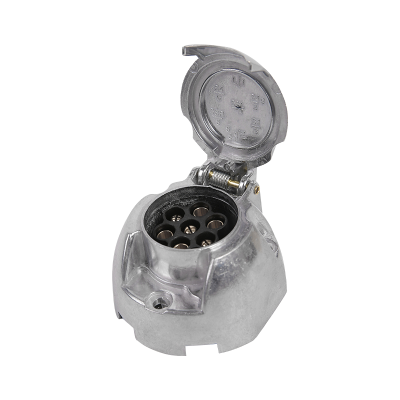 7-polige aluminium vierkante stekkerdoos met mistlamp JH009-D
