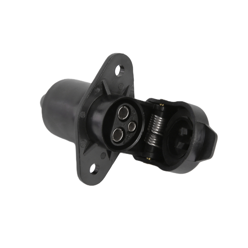3-polige vrouwelijke socket-2 bevestigingspunten JH037-A